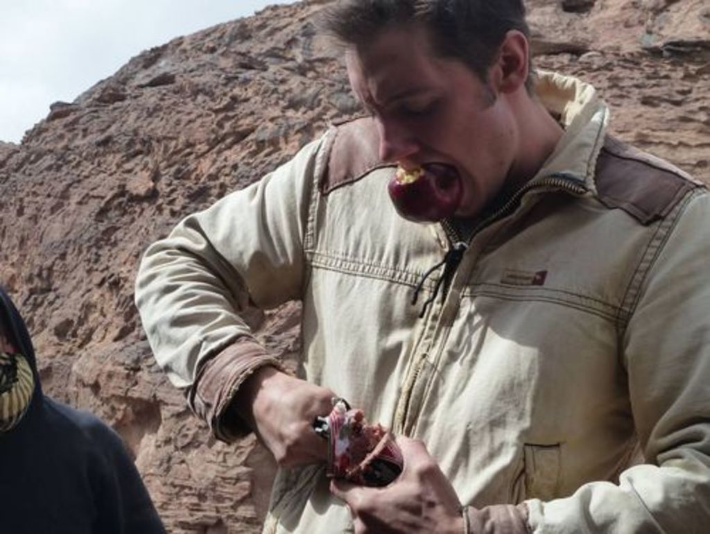 Fig. 26: Will Kennedy, being really hungry.