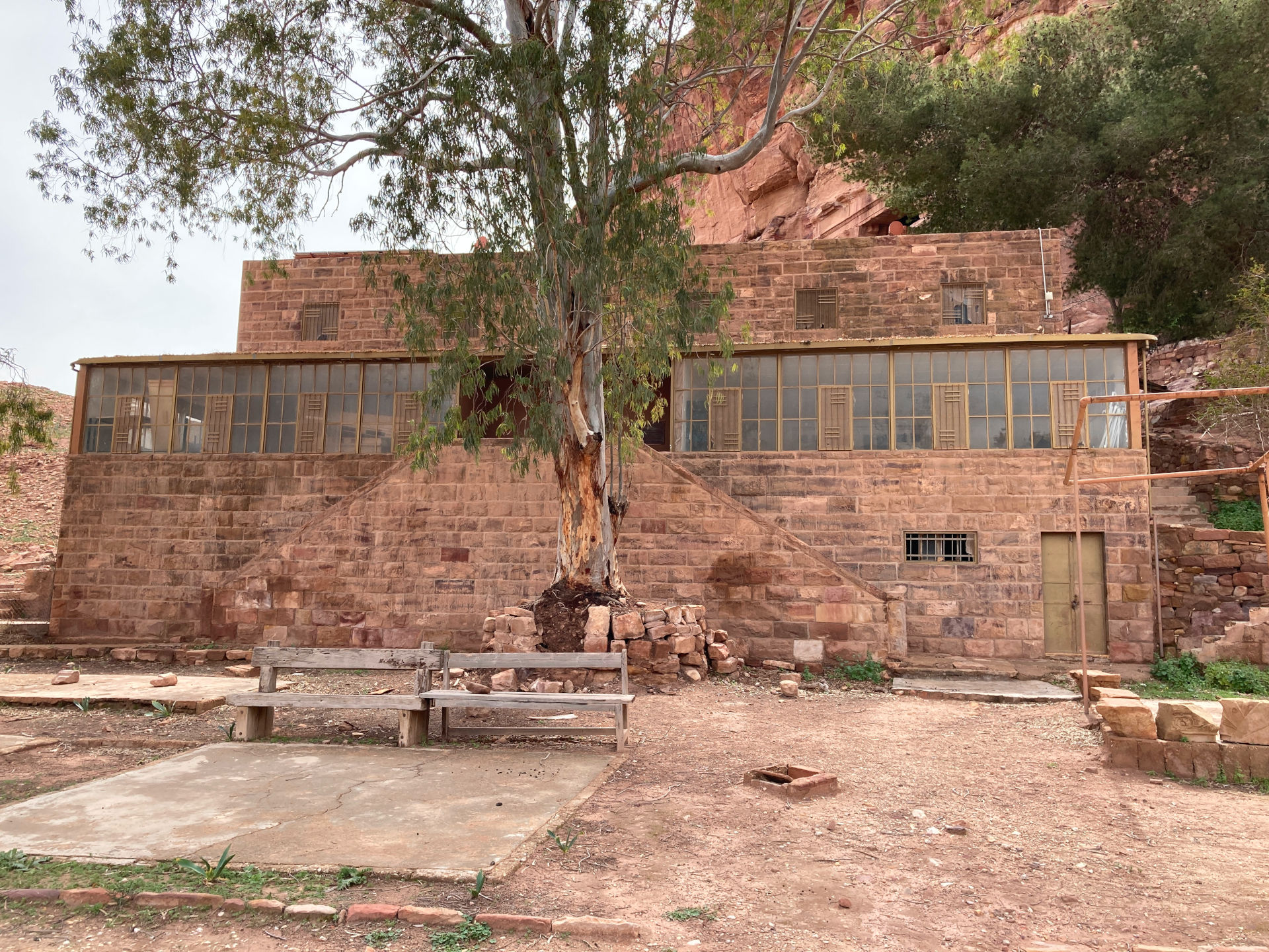 Fig. 43: The Johann Ludwig Burckhard Archaeology Center (Nazzal’s Camp) (photo: André Barmasse).