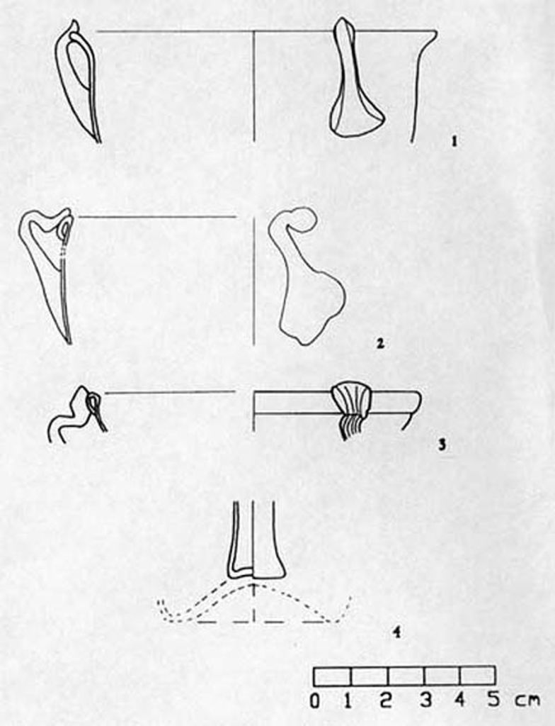 Fig. 15: EZ I/IV. late Roman glass lamps (drawings: D. Keller)
