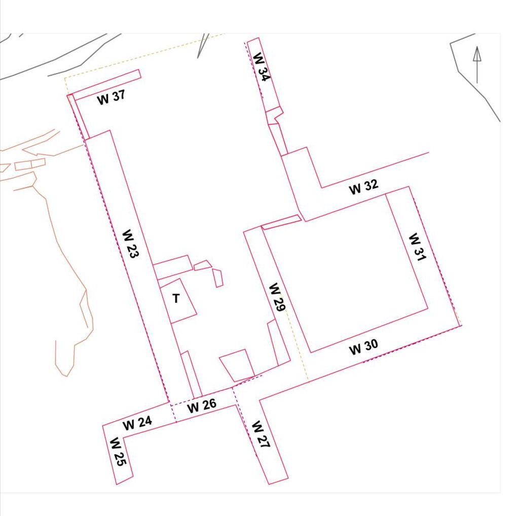 Fig. 12: Groundplan of ST 7 (plan: J. Falkenberg and W. Kennedy)